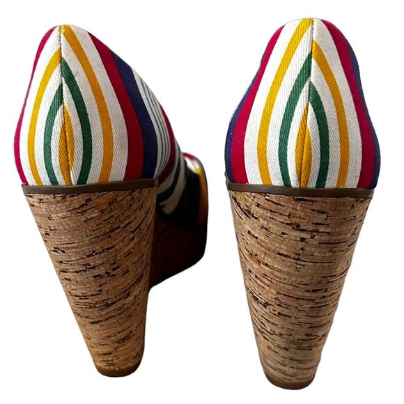 Nine West Twillow textile uppers awning multi stripe. Size 8’9.5 - Picture 7 of 10